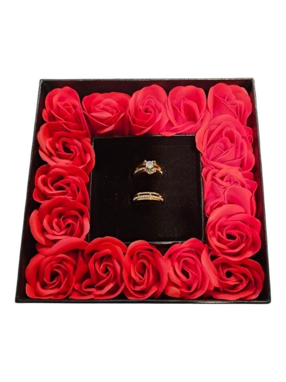 Women's Unbranded Gold Cubic Zirconia Ring Set, One Size - Picture 5 of 7